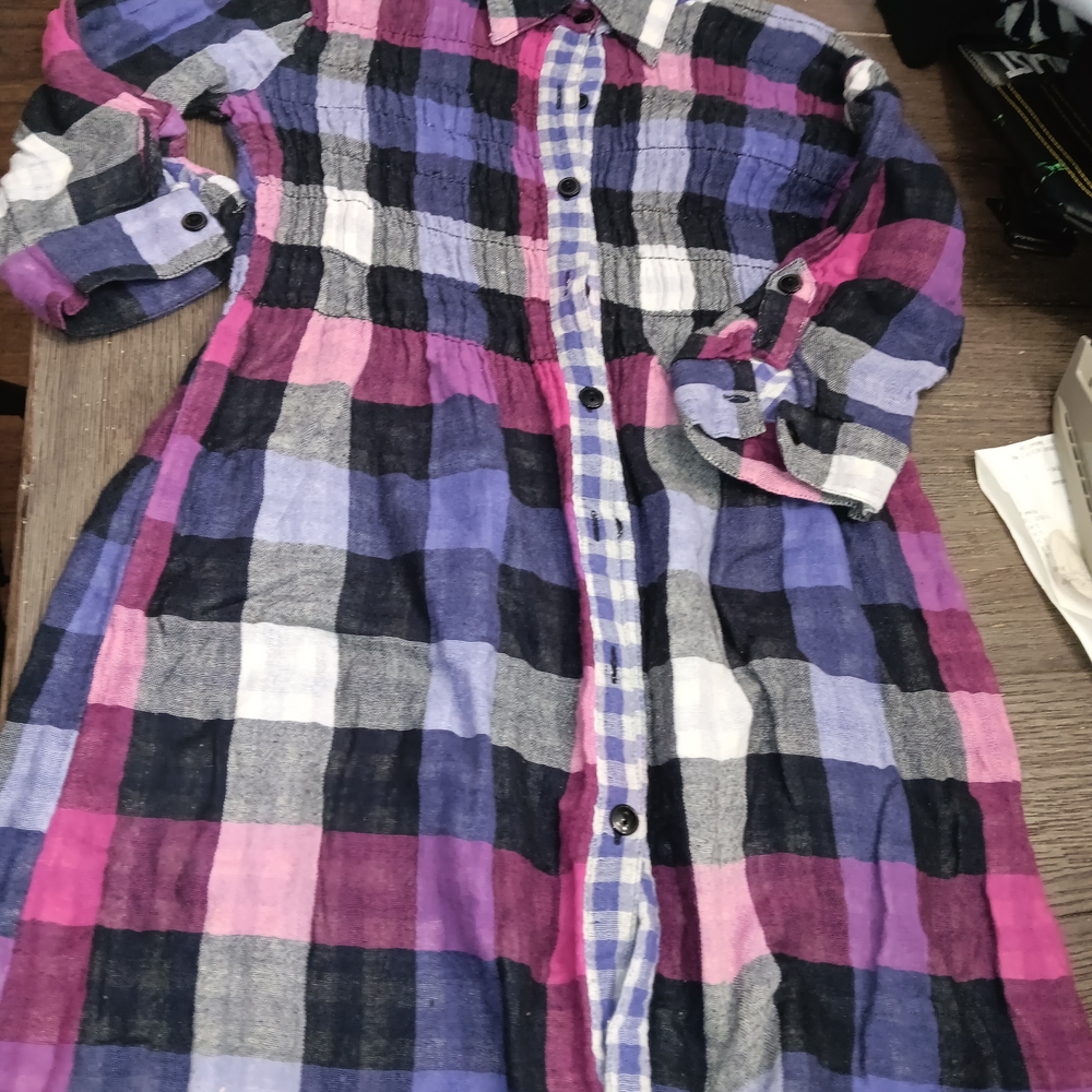 Girls Size 8, Vanity Multicolor Plaid Dress